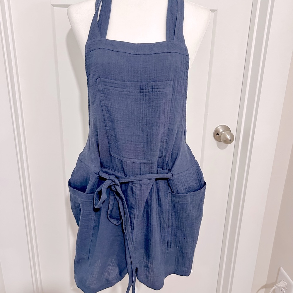 Adorable Steel Blue Romper